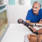 Anwendung im Spiel mit Patientin