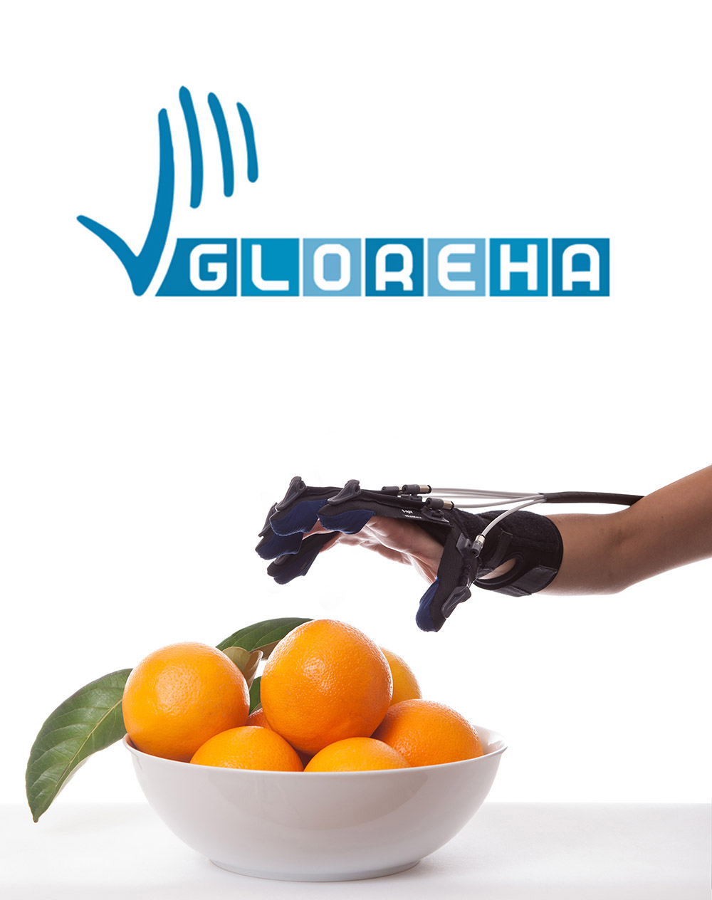 Gloreha Logo mit Orange