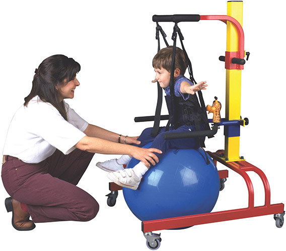 LG 50kx mit Therapieball